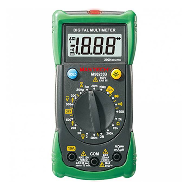 Мултицет със зумер MS8233B VAC/VDC | ADC | OHM | NCV