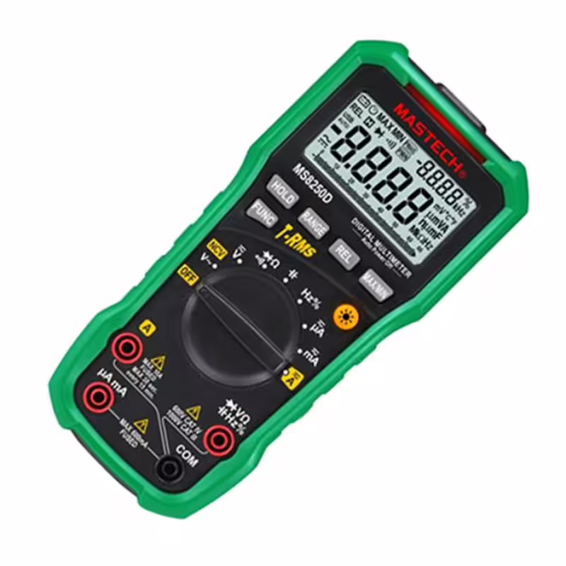 Мултицет със зумер и интерфейс MS8250D VAC/VDC | AAC/ADC | OHM | F | Hz | NCV