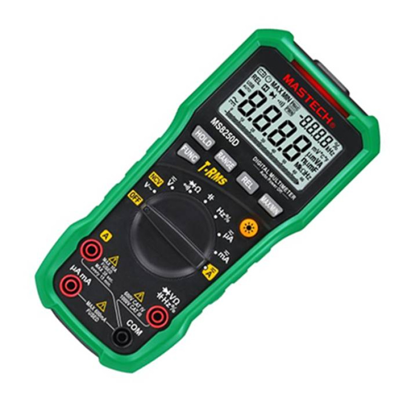 Мултицет със зумер и интерфейс MS8250D VAC/VDC | AAC/ADC | OHM | F | Hz | NCV