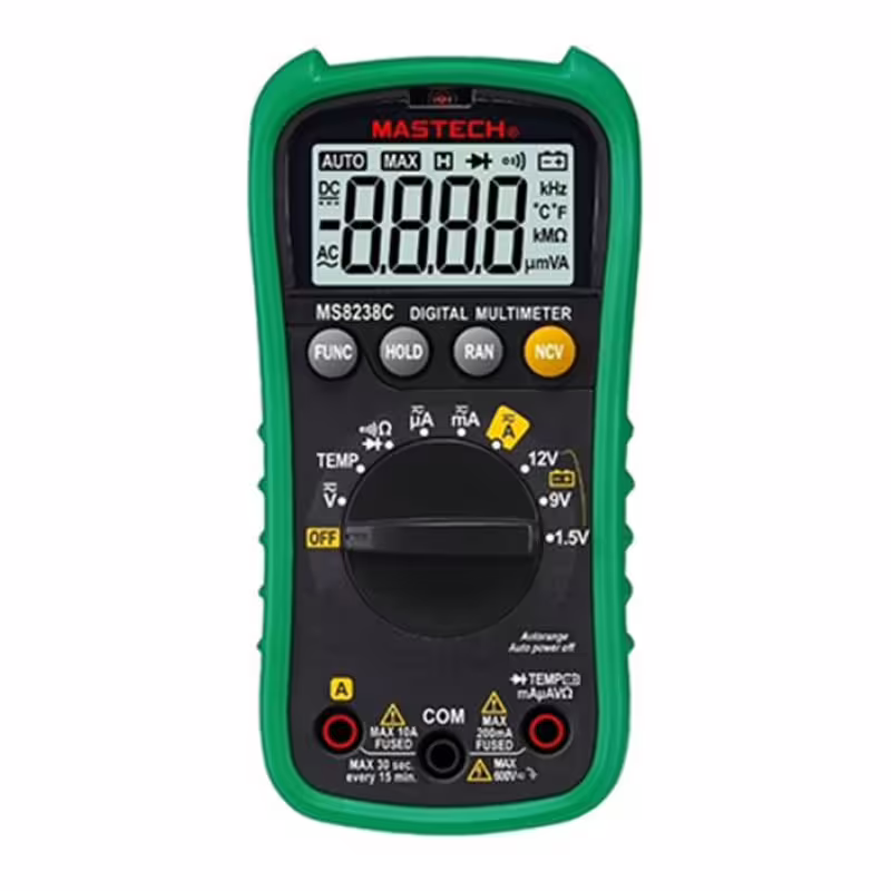 Мултицет MS8238C, VAC, VDC, AAC, ADC, OHM, &deg;C, NCV
