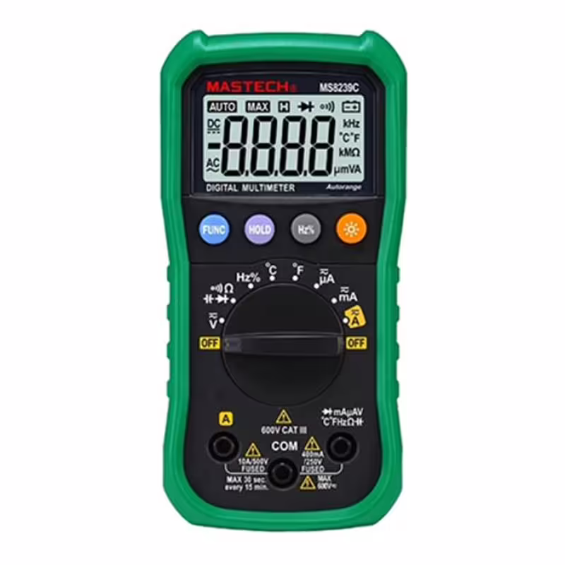 Мултицет MS8239C VAC/VDC | AAC/ADC | OHM | F | &deg;C