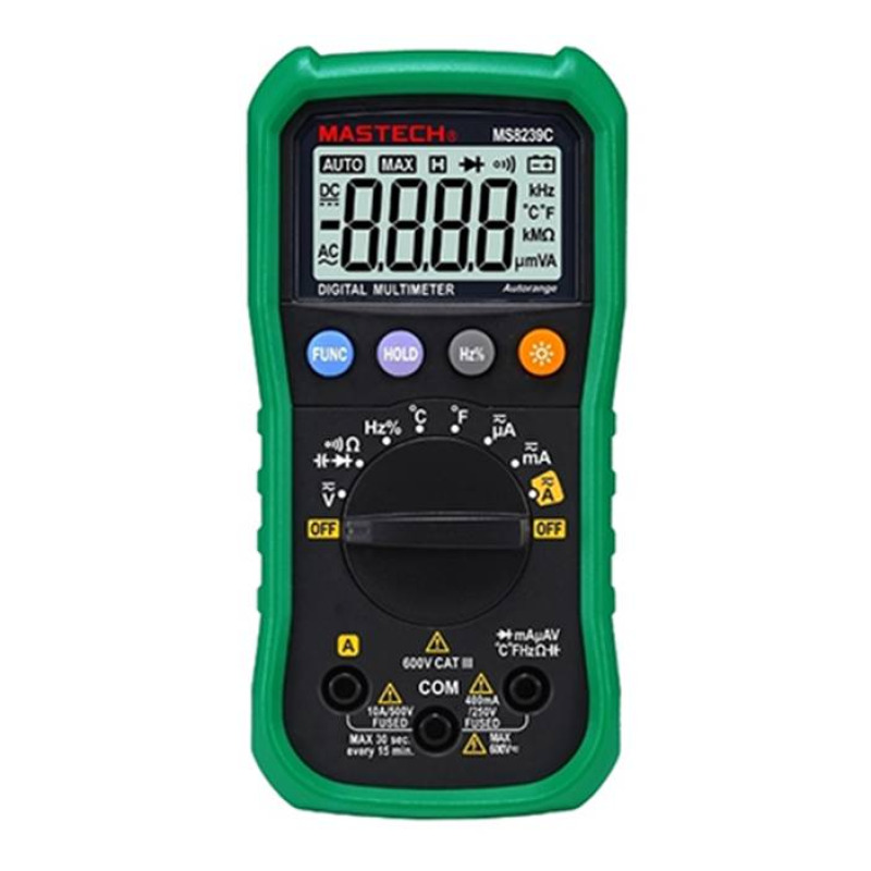 Мултицет MS8239C VAC/VDC | AAC/ADC | OHM | F | °C