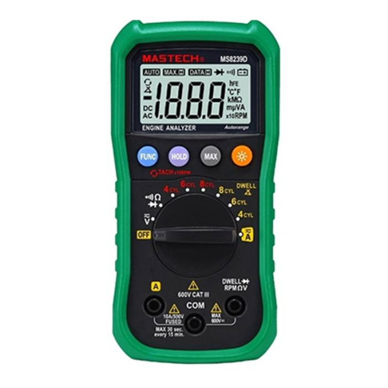 Мултицет за обороти на цилиндър MS8239D VAC/VDC | AAC/ADC | OHM | RPM
