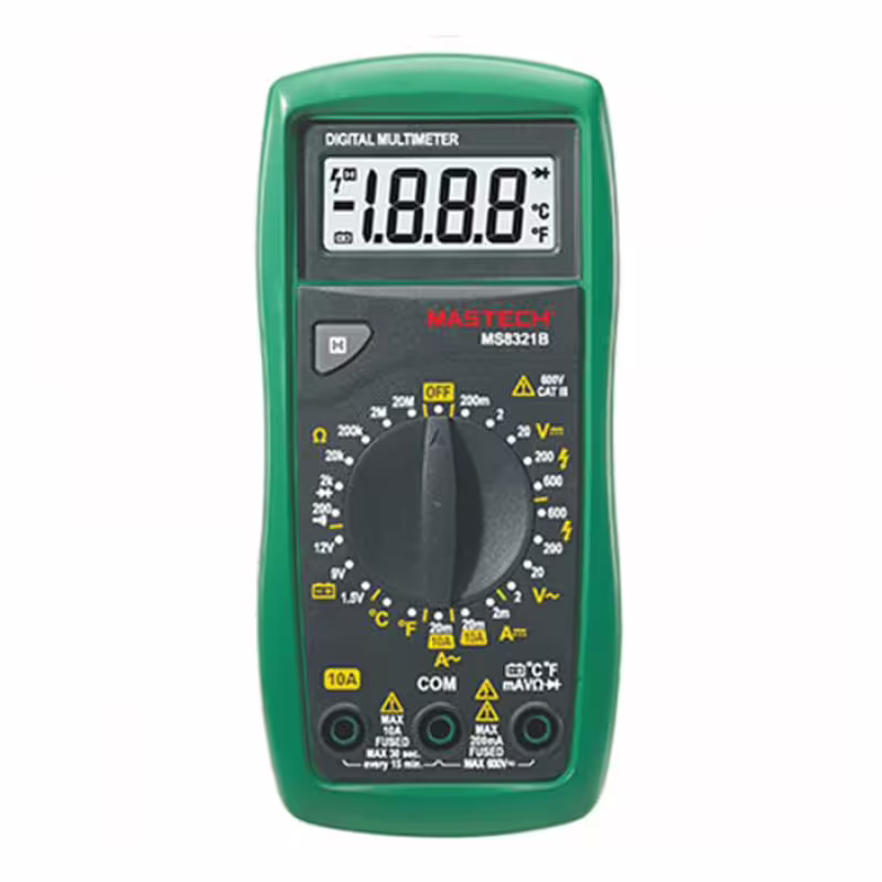 Мултицет със зумер MS8321B VAC/VDC | AAC/ADC | OHM | &deg;C