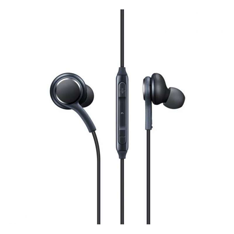 Слушалки тапи с микрофон S8 черни стерео 115dB