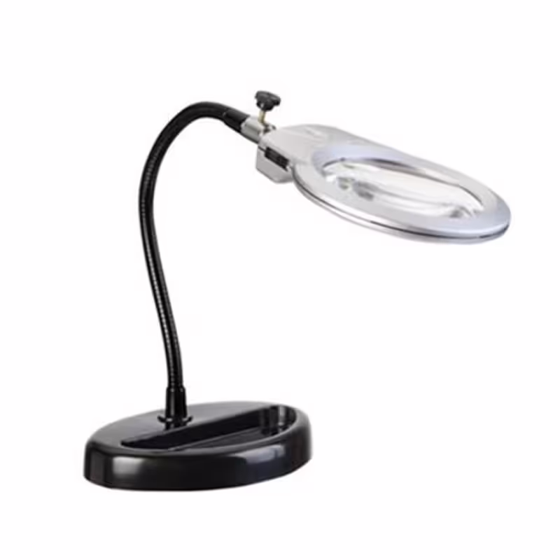 Лупа настолна с 2xLED лампи 2x/6x