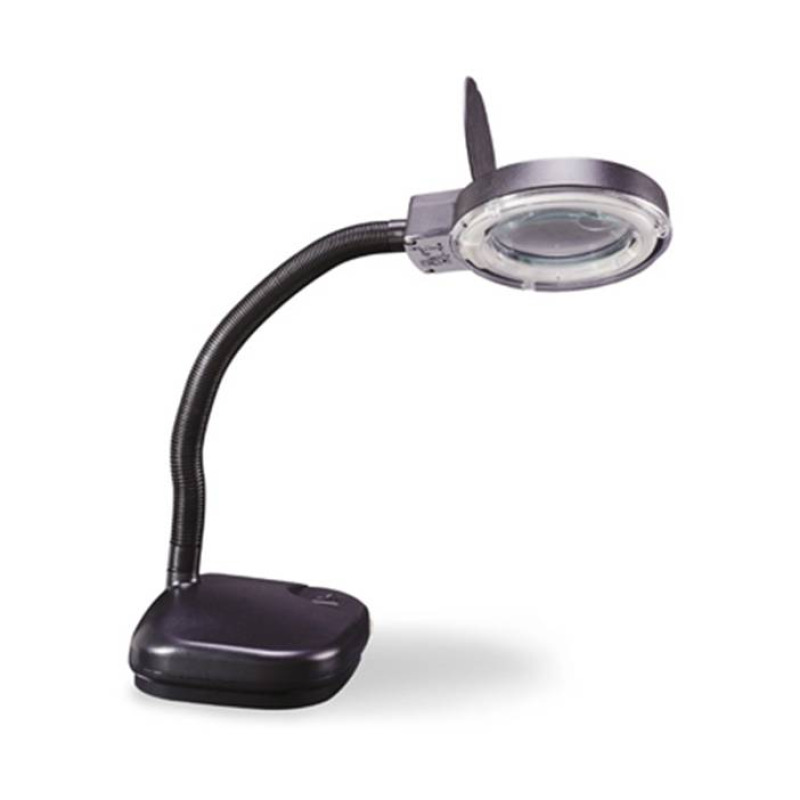 Лупа настолна Gordak 308, LED лампа, подсветка, x5, 220VAC