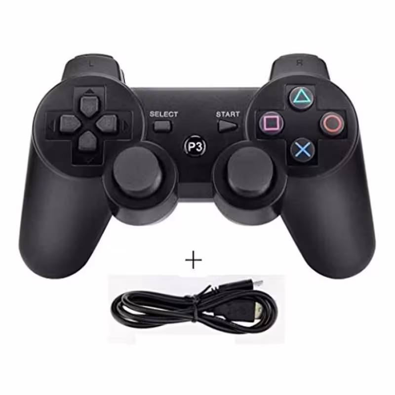 Джойстик, контролер Dualshock 3, кабел Mini usb, компютър, playstation 3