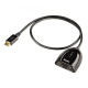 Кабел преходен HAMA, превключвател, 1080p, вход 2xHDMI(ж), изход HDMI(м), 0,5m