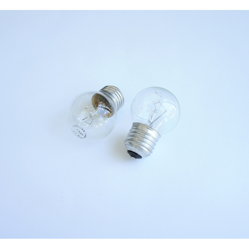 Лампа сфера мини прозрачна с цокъл E27 220V 40W