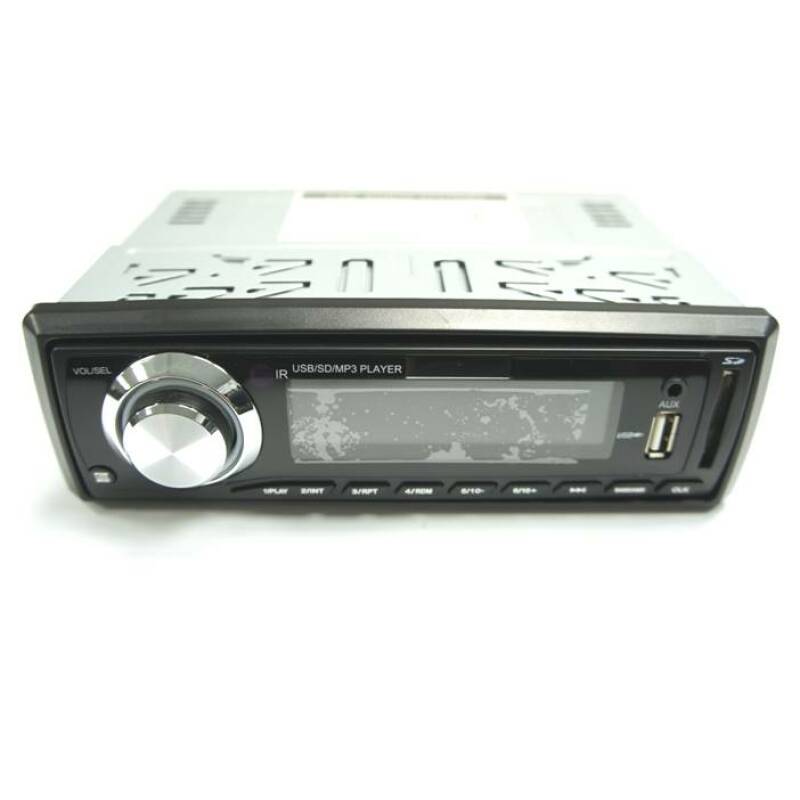 Автомобилен радио MP3 плеър 3000U, AUX, FM, SD, USB 4x30W 12V
