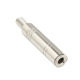 Букса за кабел, метална, STEREO, 6,3mm JACK(ж)