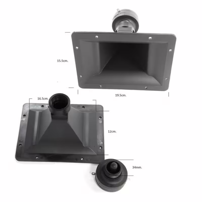 Високочестотен говорител F27, пиезо, пищялка, 150W, 8ohm, 195x155mm