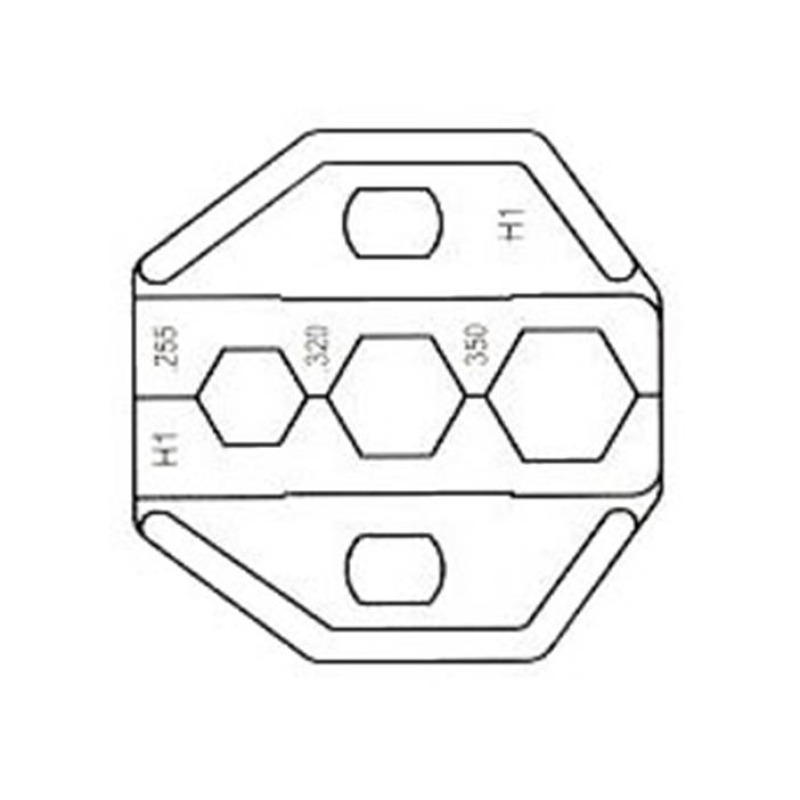 Челюсти HT-236H1 за клещи кримпващи, коаксиални
