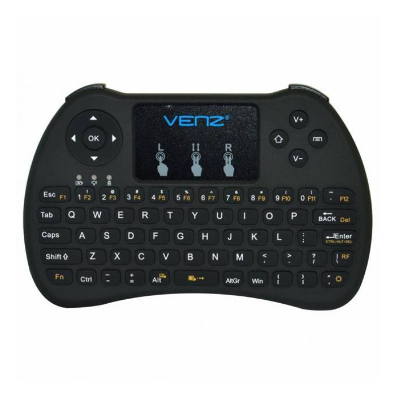 Безжична клавиатура мини VZ-KB-4 с тъч пад за лаптоп, телевизор