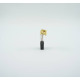 Въглено-графитна четка с канал и пружина с накрайник профил 6,3x8x13mm