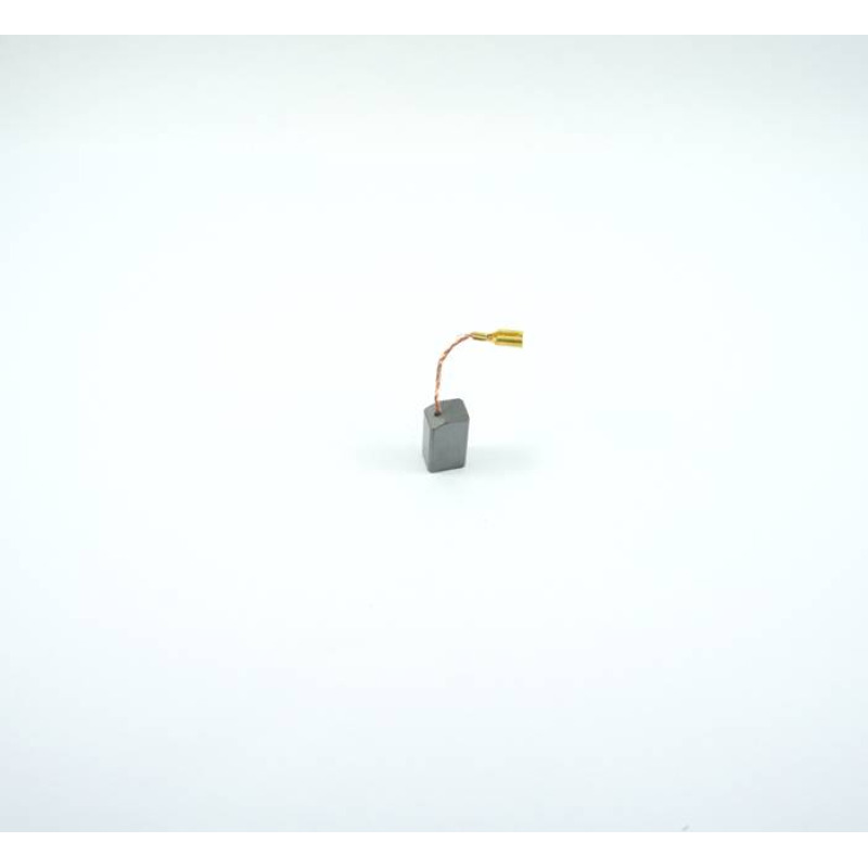 Въглено-графитна четка скосена с извод и накрайник каб.обувка 6x8x14mm
