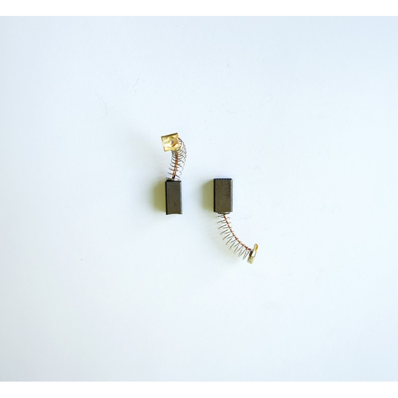 Въглено-графитна четка с пружина с накрайник профил 6x10x13mm