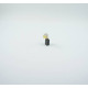 Въглено-графитна четка с канал и пружина с накрайник профил 6,3x8,5x12mm