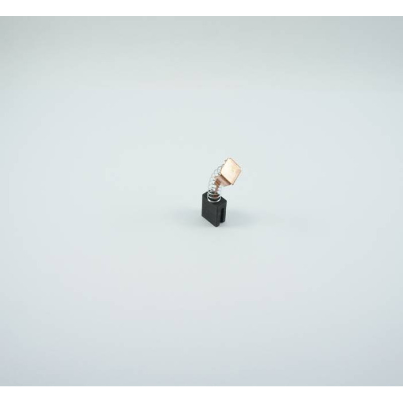 Въглено-графитна четка с канал и пружина с накрайник профил 6x10x13mm