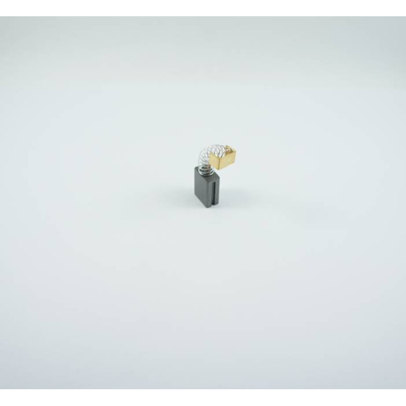 Въглено-графитна четка с канал и пружина с накрайник профил 7x12,5x16mm