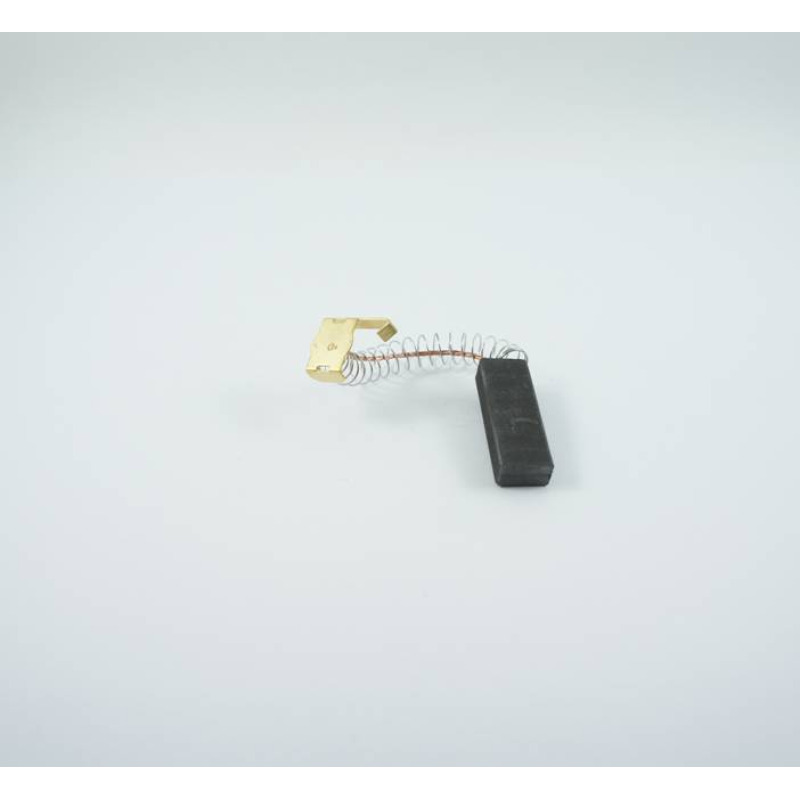 Въглено-графитна четка с пружина и накрайник профил 6,5x11x30mm