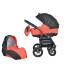 Детска количка Baby Merc 2 в 1 модел ZIPY черна с червено