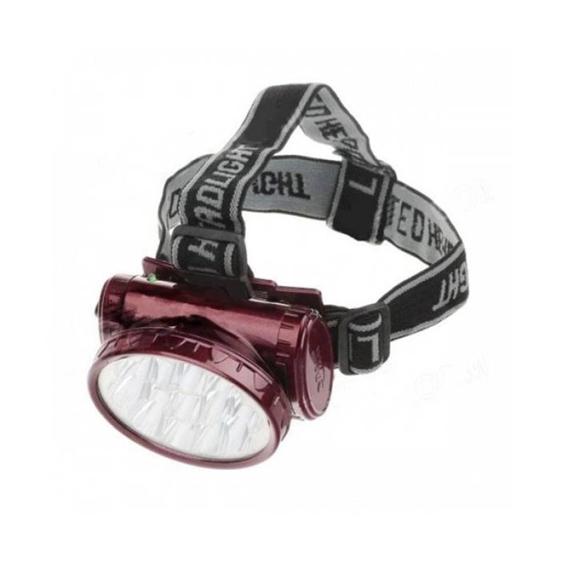 LED фенер за глава YJ-1898, 13 светодиода, акумулаторна батерия, 3W