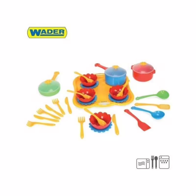 Детски комплект прибори за вечеря - 31 елемента