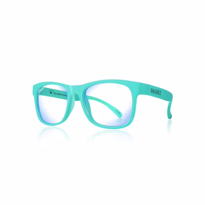Детски очила за работа с компютър Shadez Blue Light от 3-7 години тюркоазени