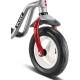 Детско колело без педали със степенка и звънец PUKY LR M PLUS - сребристо и червено