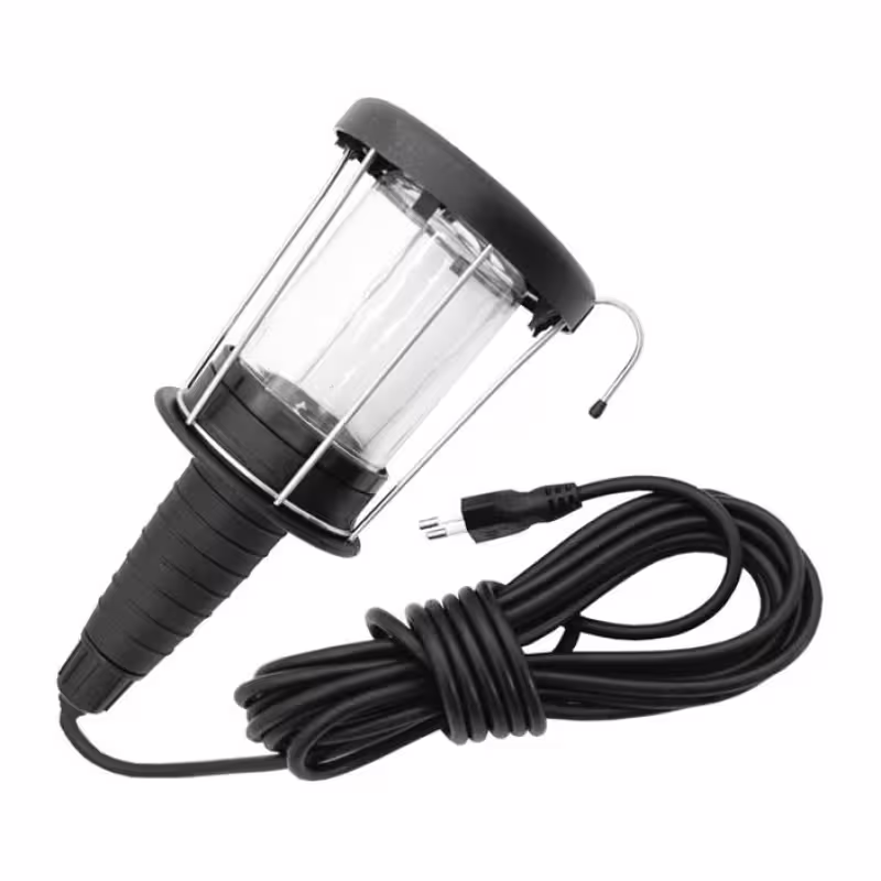 Преносима лампа C0885, кабел, предпазна решетка, E27, 60W, 220VAC, 5m, IP20