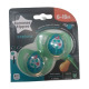 Залъгалка Tommee Tippee Explora, 2 бр. зелена
