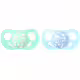 Залъгалки за бебета Twistshake 2 бр. 0-6 месеца синьо и зелено