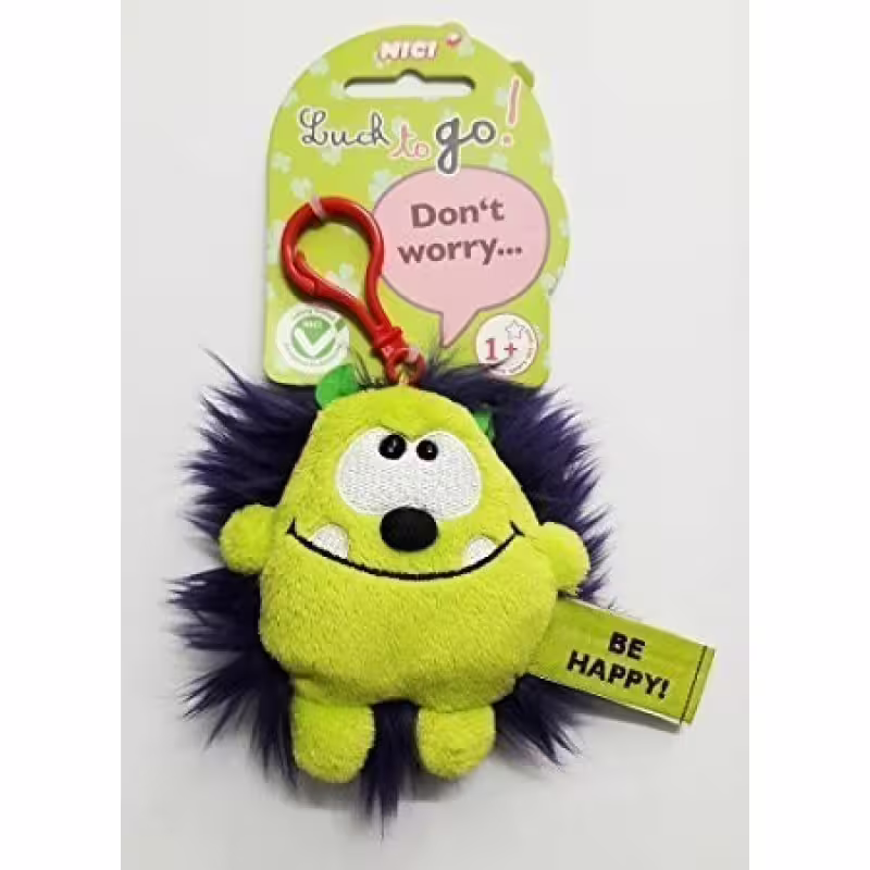 Ключодържател Таласъм зелен/лилав 10 см.