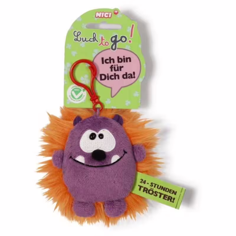 Ключодържател Таласъм лилаво/оранжево 10 см.