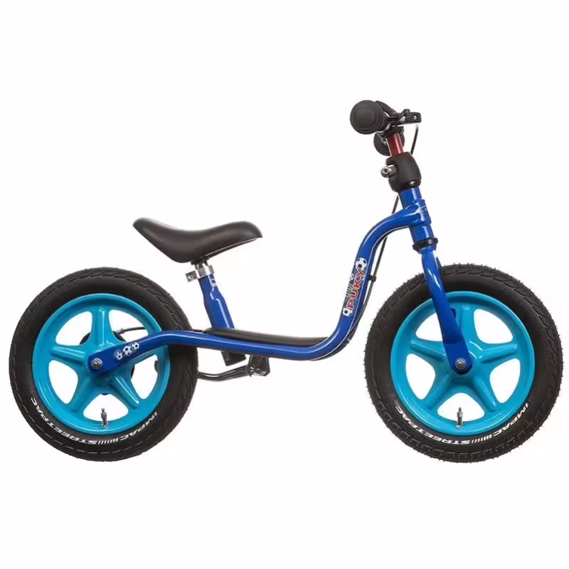 Балансиращо колело със спирачка PUKY LR 1L BR - тъмно синьо и светло синьо