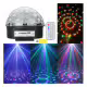 Дискотечена магическа топка със светлинни ефекти RGB 5W 220V