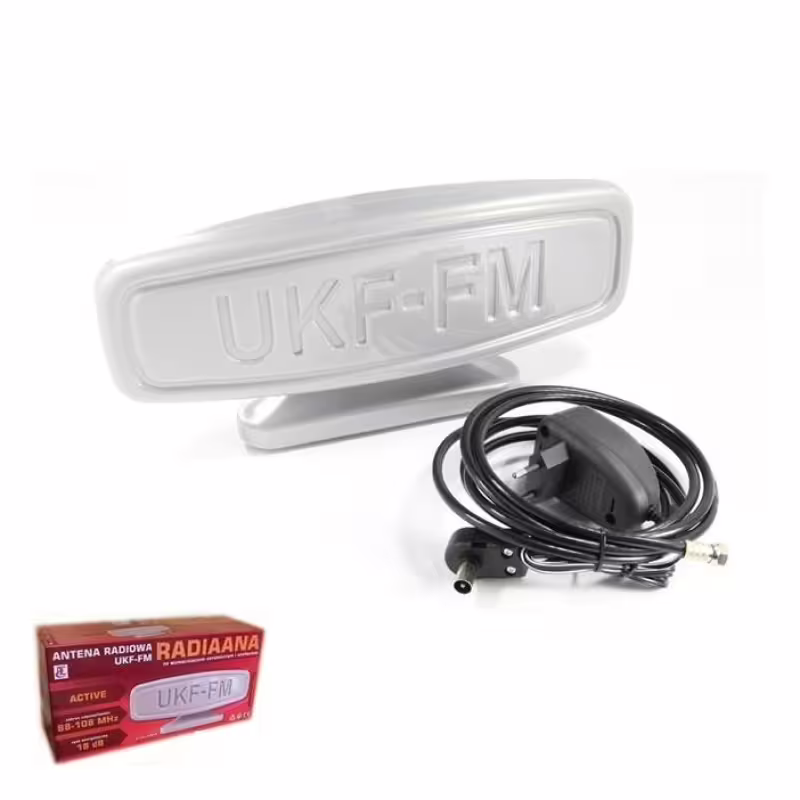 Стайна антена UKF с вграден усилвател за радио FM