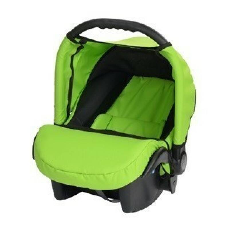Кошче за бебета за кола Baby Merc Junior Twist зелено и черно