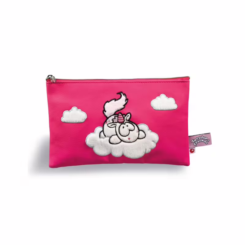 Несесер с Еднорогът Theodor, червен