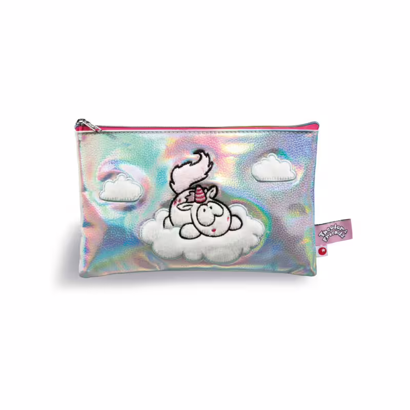 Несесер с Еднорогът Theodor, шарен