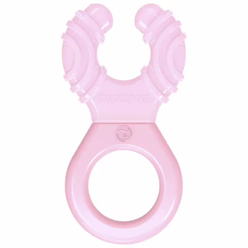 Охлаждаща чесалка за бебета Twistshake розова