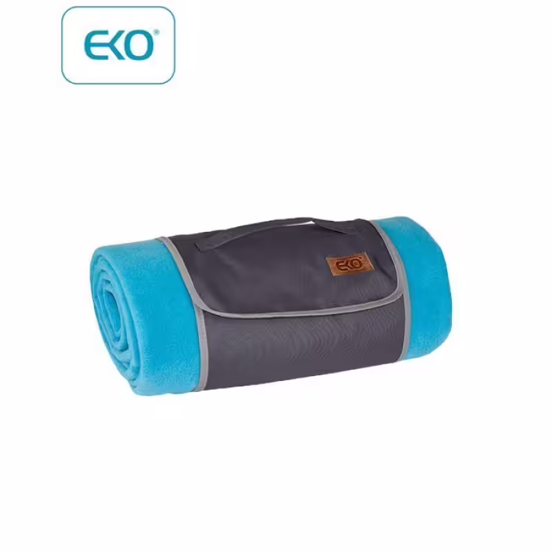 Поларено одеяло за пикник, синьо