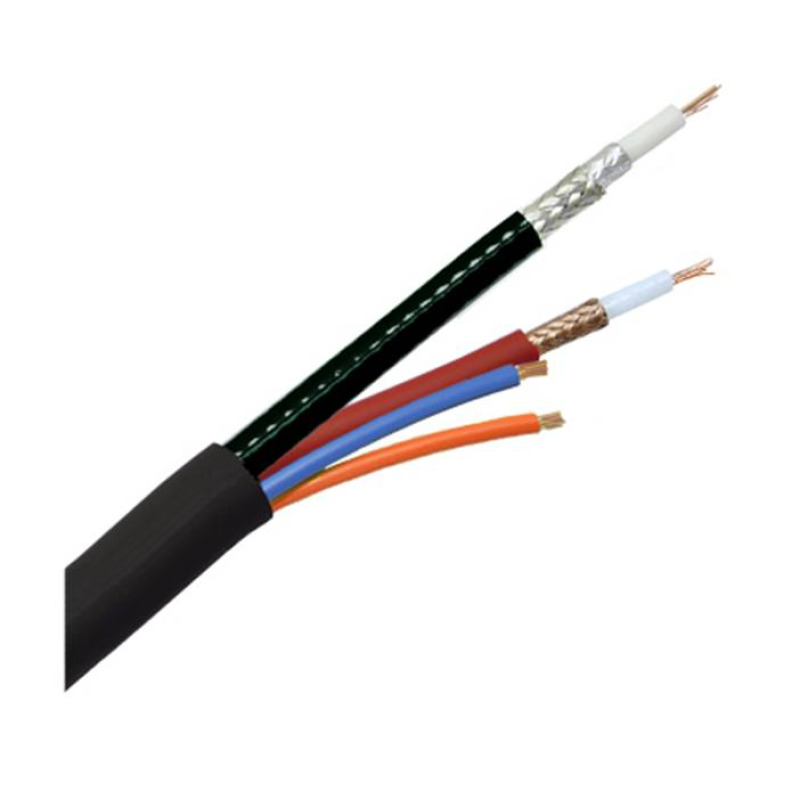 Кабел захранващ за аудио и видео наблюдение 2x0,5mm2 Ф7,5mm
