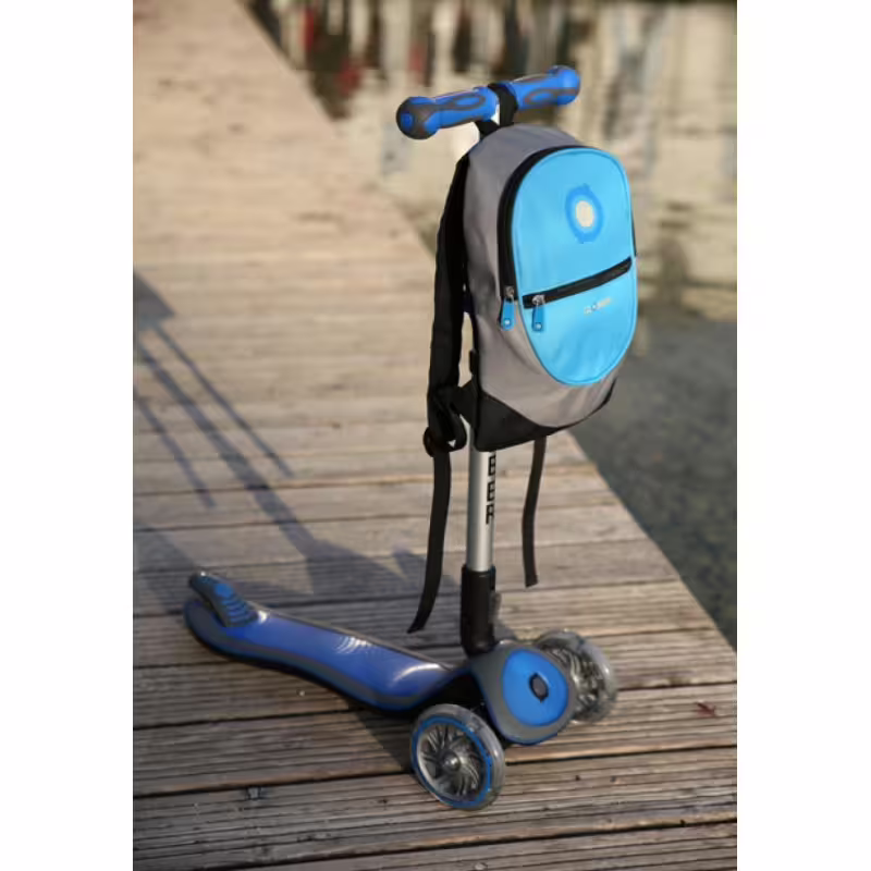 Раница за тротинетка и колело - Светло синя