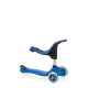 Тротинетка - триколка EVO 4 в 1 Light за деца със светещи колела - Синя