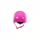 Цветна каска за колело и тротинетка, 51-54 см - Розова