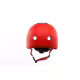 Цветна каска за колело и тротинетка, 51-54 см - Червена