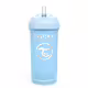 Чаша със сламка Twistshake - 360 ml 12+ месеца синя